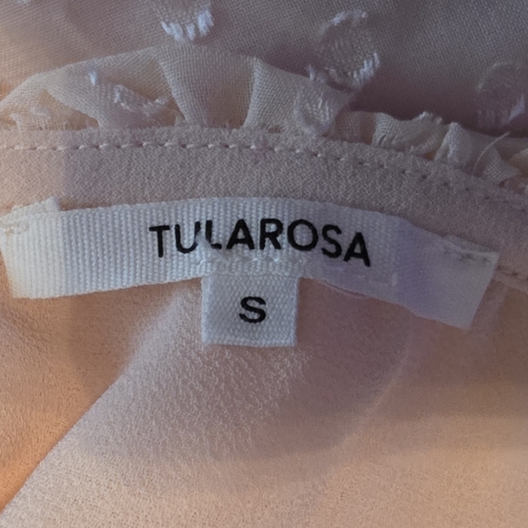 Tularosa New Pink Pearl Accent Dress Size S - Picture 3 of 14